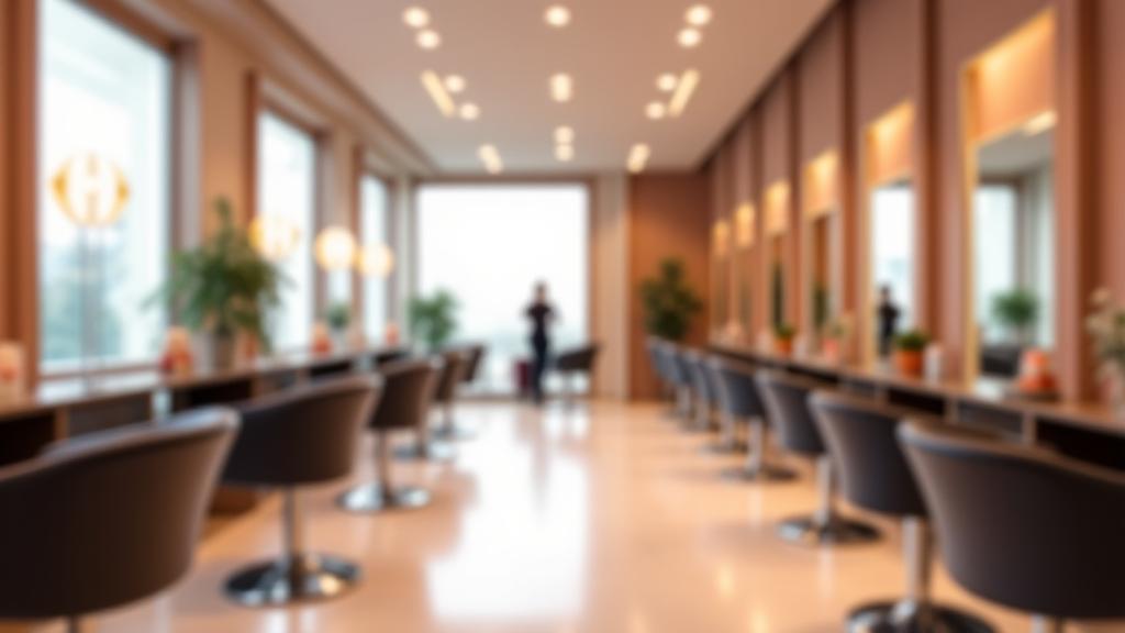Salon Beauté d'Or - Intérieur élégant